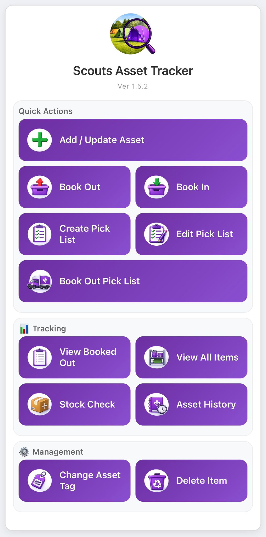 Scout Assets Mobile
